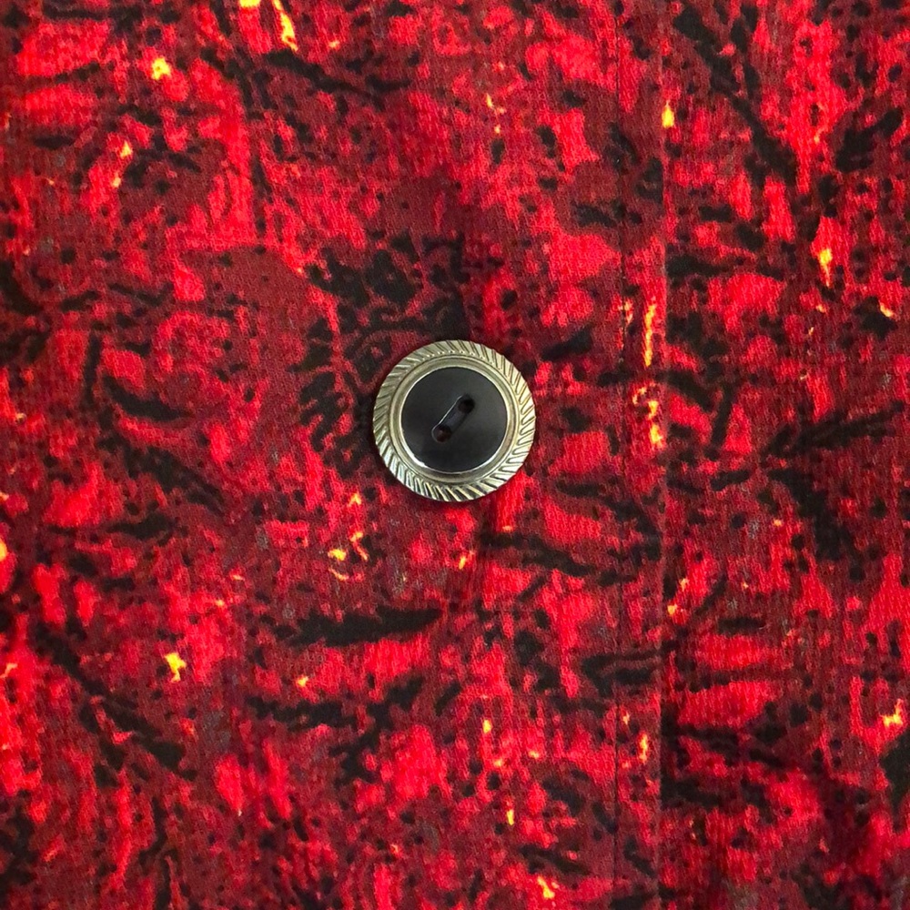 Red cotton jacket - Picture 3 of 5